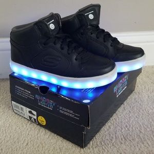 Skechers Boys 4 Energy Lights Sneakers